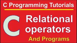 Relational operators are used to compare values of two expressions.
