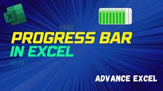 Progress bar in excel 