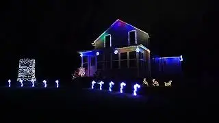 2021 Christmas Light Show | CJ Simpson aka Perifractic - Retromance