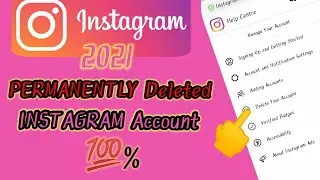 How To Permanently Deleted Instagram Account|2021 New Update#technicalharshit2.0 #manoj dey