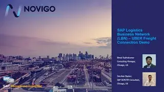 Novigo's SAP Logistics Business Network Uber Freight Connection Demo