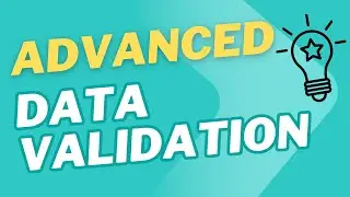 4 Advanced Data Validation Tricks in MS Excel with Examples | Data Validation | Tips & Tricks |
