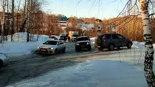 Ледяная шапка родника в ослином логу