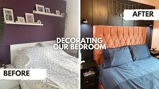 Decorate our Bedroom with me | decorating on a budget