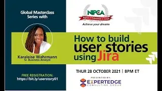 NIPCA masterclass | How to build user stories using Jira.
