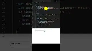 Show and Hide Passwords with JS 👁️🔒