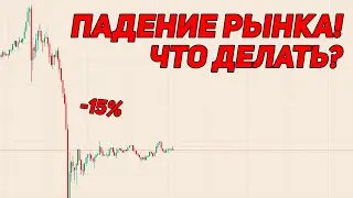 ПАДЕНИЕ РЫНКА! ЧТО ДЕЛАТЬ? Обзор биткоина и альткоинов Bitcoin