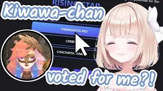 Peo reaction of Kiwawa voted her in Vtuber Awards on stream