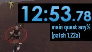 Gedonia speedrun main quest any% 12:53 (patch 1.22a)