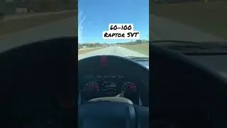 Ford Raptor 60-100 acceleration 