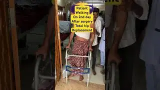Post operative rehabilitation after total hip replacement surgery #jointreplacement #physiotherapy