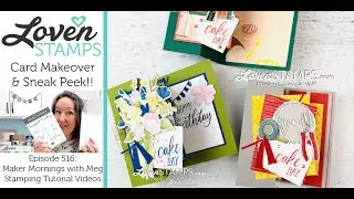 Ep 516: MAKEOVER DAY! Sneak Peek Fun Fold Stampin’ Up!®’s Trusty Toolbox + NEW Wildflower Birthday