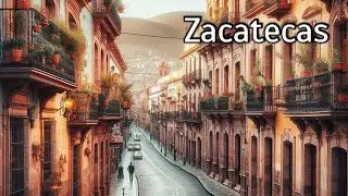Zacatecas 4K - The Most Beautiful Colonial Cities in Mexico