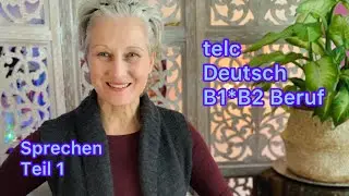 telc German B1*B2 for Professional Purposes | Speaking Part 1 | Flower Shop | Learn German