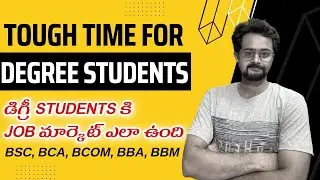 Jobs for Degree students Market || 
