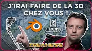 How to create environments easily with Blender and 3D objects? With CityScapes