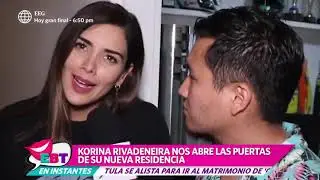 Korina Rivadeneira y Mario Hart presentaron su nueva casa
