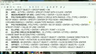 Autocad commands # simple and easy learning