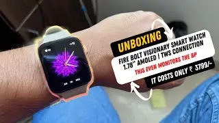 Fire bolt Visionary Smart Watch 1.78” Amoled Display | TWS connection | Unboxing & Review