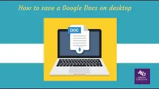 How to save a Google Docs on desktop