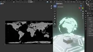 Sci-Fi Earth in blender