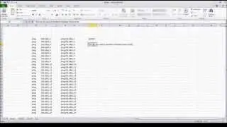 Excel Tutorial - Using function to combine text 