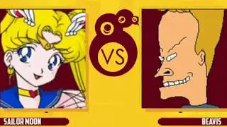 Mugen - Sailor Moon and Dee Bee Kaw vs Beavis and Butt-Head