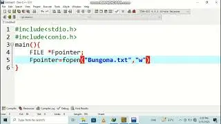 DICT MOD 1 C PROGRAM TO CREATE A FILE