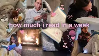 read with me for the week! realistic reading vlog