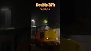 Double class 37’s on the network rail train late last night #trainspotting #class37 #trains #train