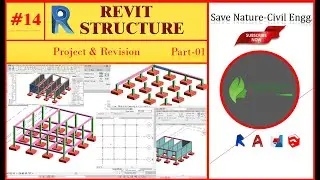 #14. Revit Structure Practice | Project & Revision | Till Date | Revit Structure For Free|. PART-01