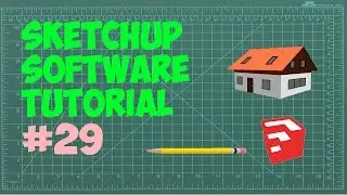 SketchUp Tutorial - #29 - Build Materials - MAKING A CUP, BOWL and PLATE