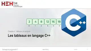 Chapitre 4.3 - Les tableaux en langage C++