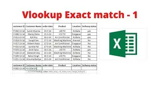 Vlookup exact Match 1 || Vlookup in excel || Microsoft Excel || Excel || AR Official.