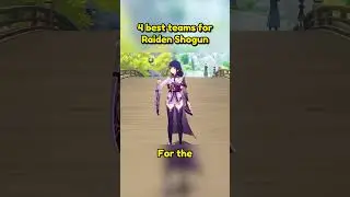 4 best teams for Raiden Shogun.