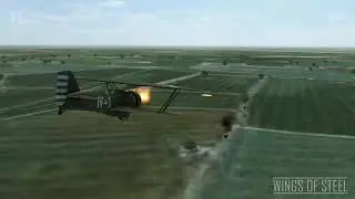 Destroying enemy troops in WW2 gameplay.