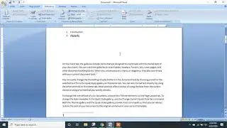 ENDNOTE AND FOOTNOTE IN MICROSOFT WORD 2007