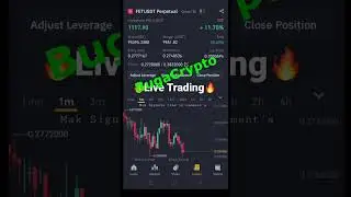 FET 1700$ | Отработка сделки по смартмани | Как торговать крипту? 