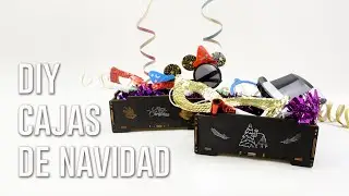 DIY cajas organizadoras de navidad