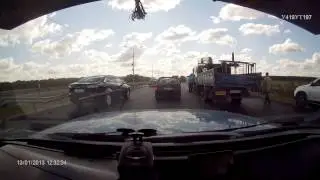 Авария на Новорязанском шоссе 23.08.2014