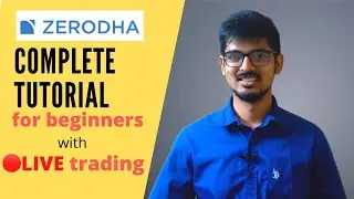 *ZERODHA complete tutorial* ✅  for beginners | How to BUY/SELL shares in zerodha? 🔴 LIVE TRADING