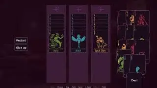 Suit Stack Solitaire minigame for renpy