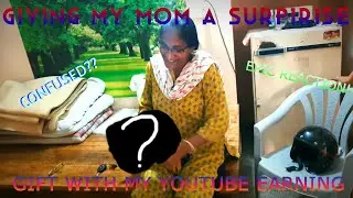 GIVING SURPRISE GIFT TO MY MOM WITH MY YOUTUBE EARNING!! EPIC REACTION!!!!