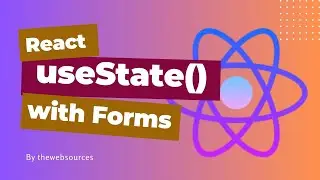 How to use useState with react forms | React Hooks | React Tutorial