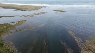 Flying around the Biel burn and Belhaven bay in Dunbar.