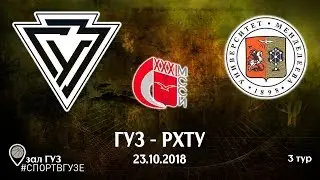 ГУЗ - РХТУ. 3 тур.XXXI МССИ Баскетбол (муж.). Дивизион "Б".