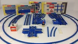 LEGO Blue Train Track from 1966 to 1978