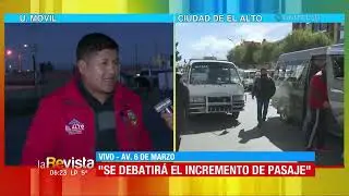 “No es incremento, es nivelación”: Alcaldía de El Alto alista plan para ajustar precio de pasajes