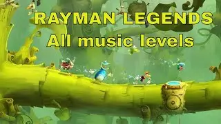 The NEW KING of jump & run - Rayman Legends ALL music levels