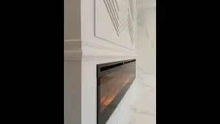 Установка камина. #Shorts.